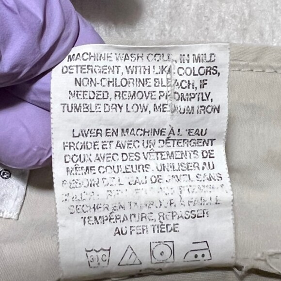 Columbia Womens Khaki Cropped Cargo Pants Hiking Cropped Pants Trousers Sz Large - Picture 9 of 12